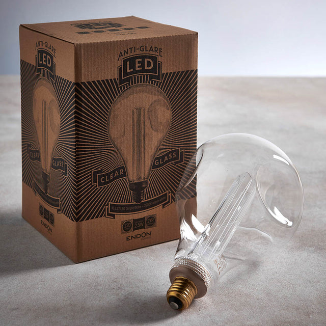 XL E27 LED Dimple Globe 148mm dia