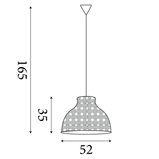 Bali Pendant - Bamboo