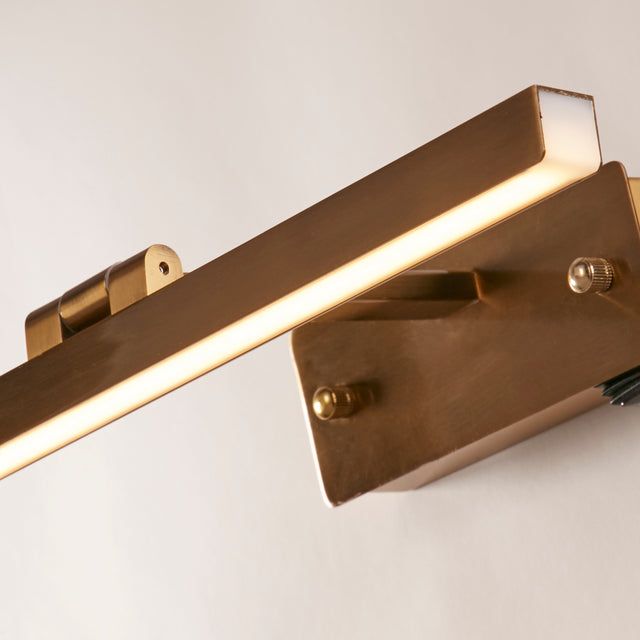 Corfu Picture Light - Satin Brass Metal