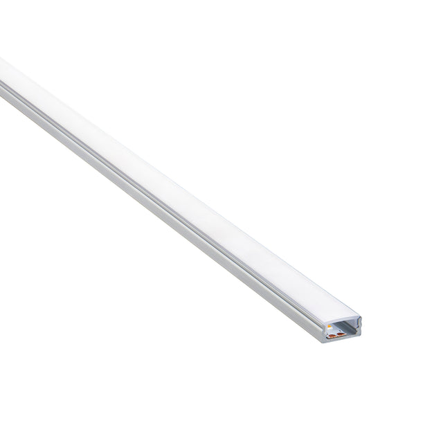 RigelSLIM Surface 2m Aluminium Profile/Extrusion Silver