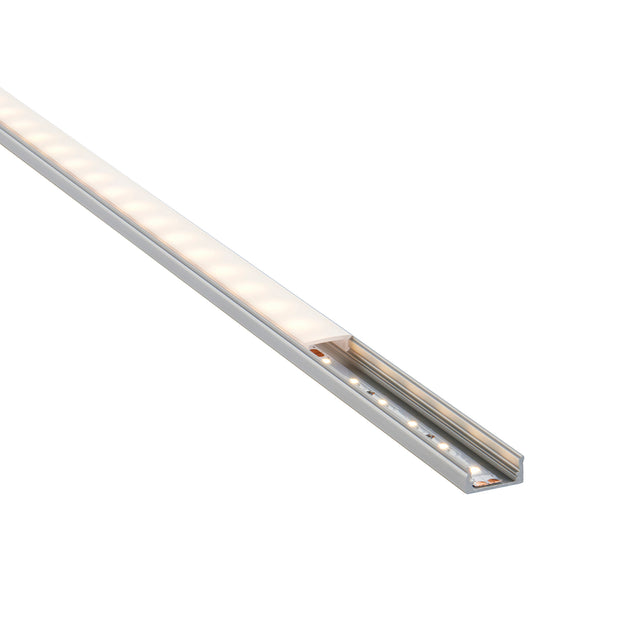 RigelSLIM Surface 2m Aluminium Profile/Extrusion Silver
