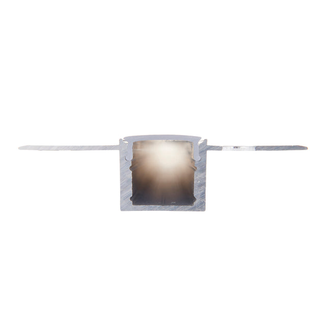 Rigel Plaster-in 2m Aluminium Profile/Extrusion Silver