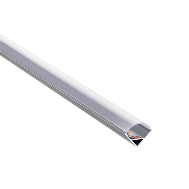 Rigel Corner 2m Aluminium Profile/Extrusion Silver