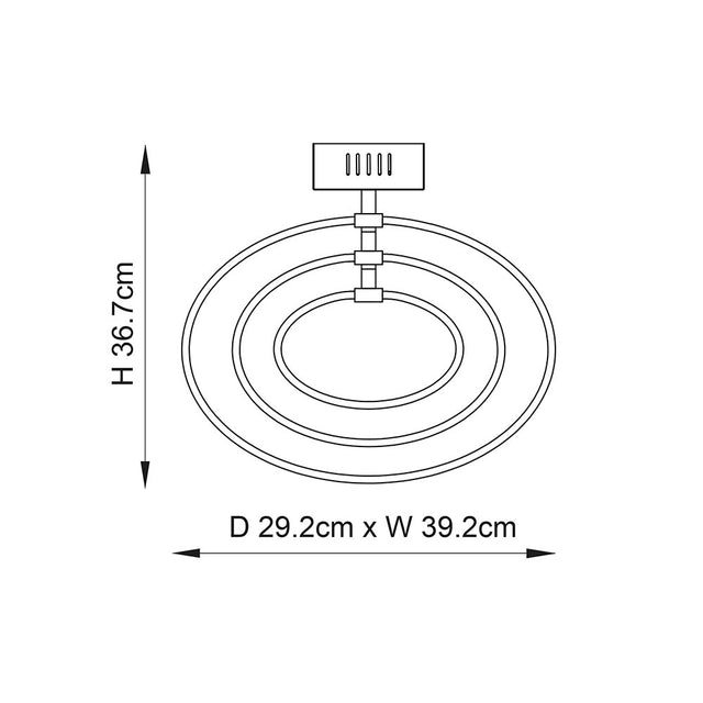 Avali 3lt semi flush