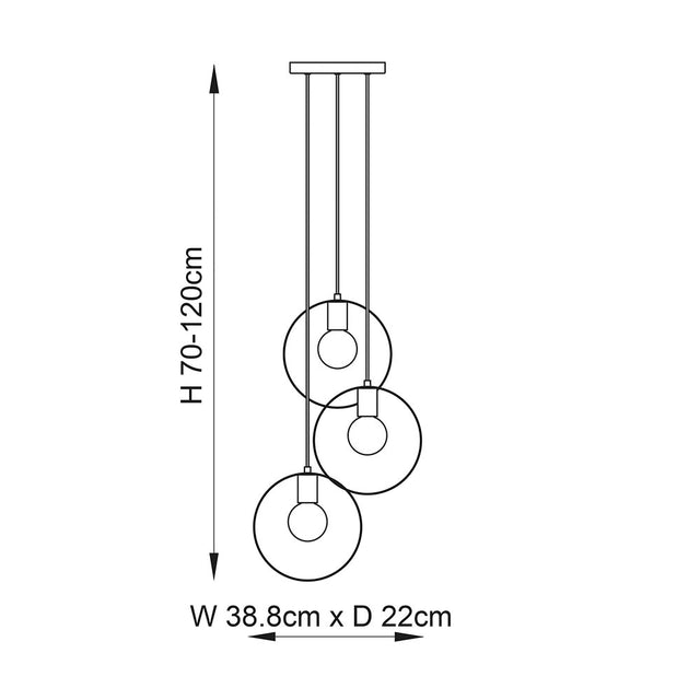Hoop 3lt pendant