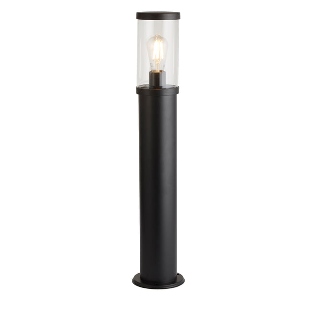 Bakerloo Outdoor Post - Black Metal & Polycarbonate