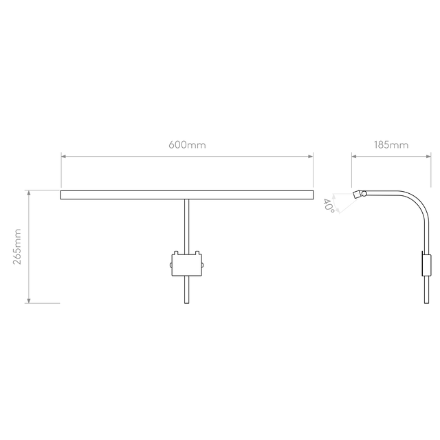 Mondrian 600 Frame Mounted LED