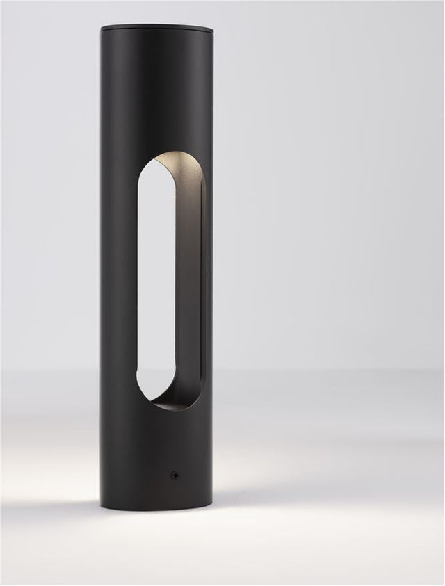ELLERY Black Aluminium & Acrylic LED 12 Watt 372Lm 3000K 100-240V IP65 D: 8 H: 36 cm