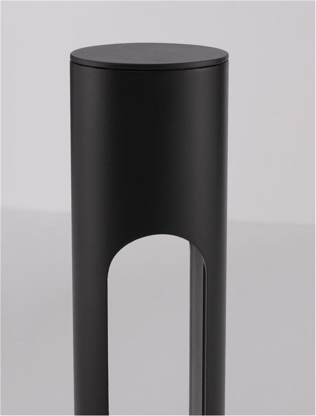 ELLERY Black Aluminium & Acrylic LED 12 Watt 372Lm 3000K 100-240V IP65 D: 8 H: 36 cm