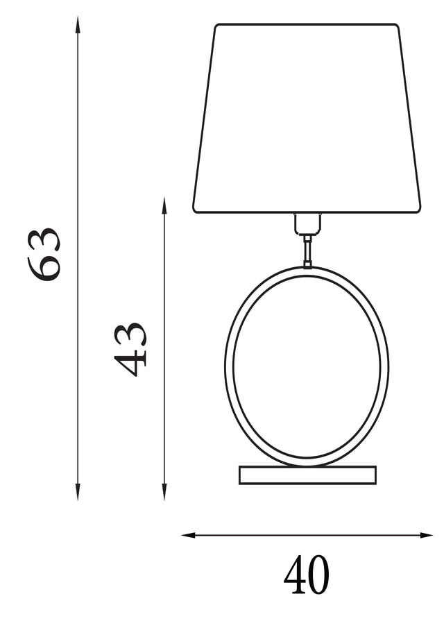 Elegant Table Lamp - Bronze Metal With Emerald Shade