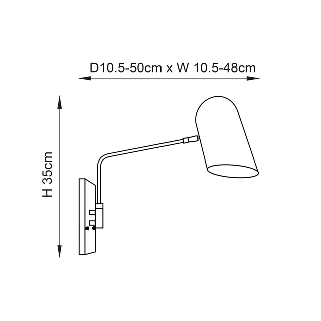 Navren Swing arm wall