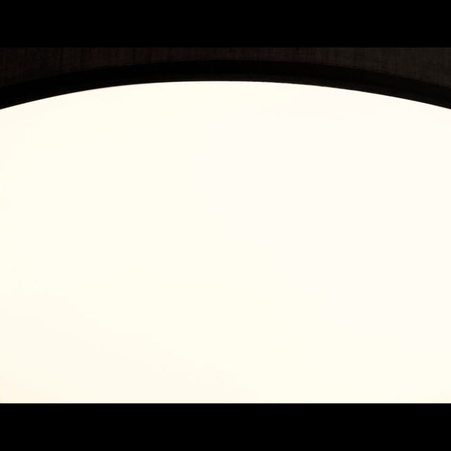Gianna Flush - Black Fabric, Gold Inner & Acrylic Diffuser
