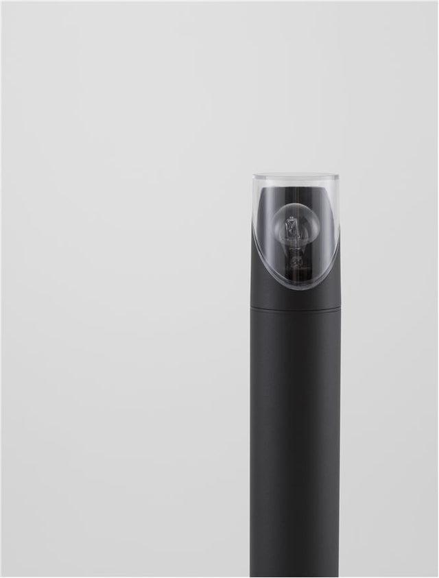 SELENA Anthracite Die-Casting Aluminum & Clear Acrylic LED E27 1x12 Watt 220-240 Volt Bulb Excluded IP65 D: 9 H: 65 cm