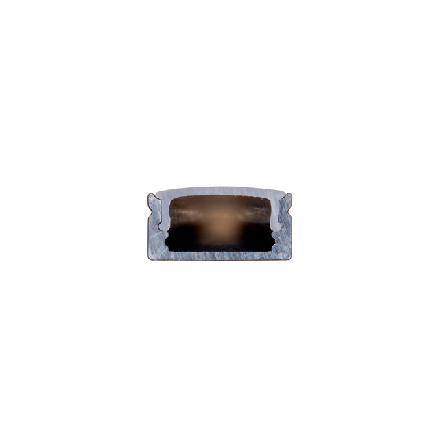 RigelSLIM Surface 2m Aluminium Profile/Extrusion Black