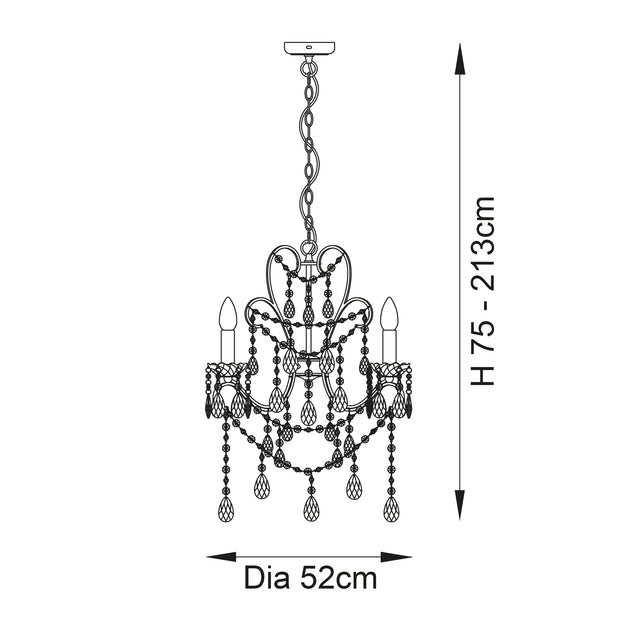 Berkley 3lt pendant