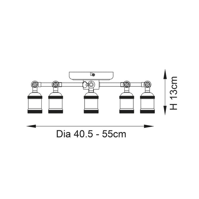 Hal 5lt semi flush