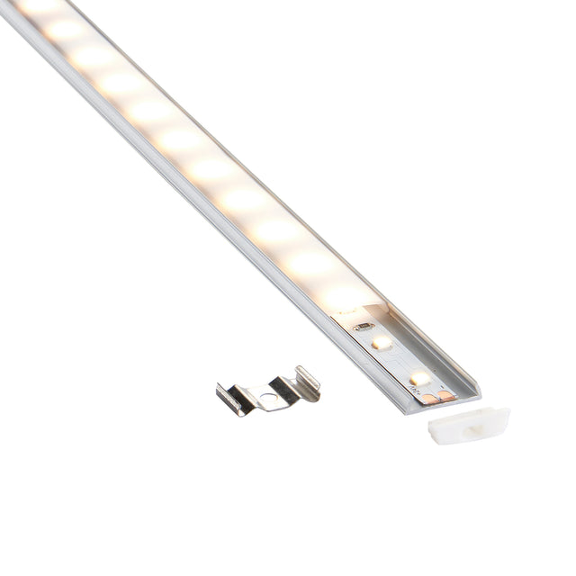 Rigel Bendable 2m Aluminium Profile/Extrusion Silver