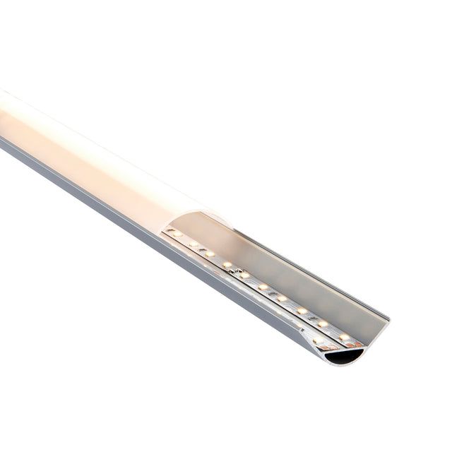 Rigel Corner Wide 2m Aluminium Profile/Extrusion Silver