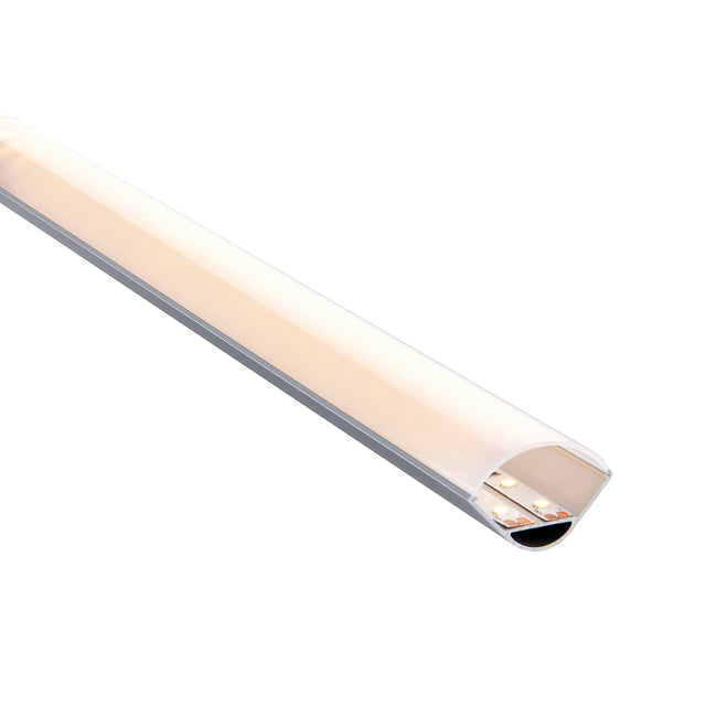 Rigel Corner Wide 2m Aluminium Profile/Extrusion Silver