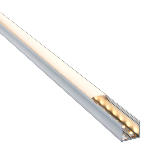 Rigel Surface Wide 2m Aluminium Profile/Extrusion Silver