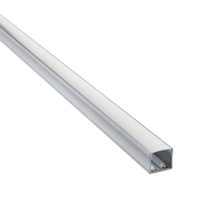 Rigel Surface Wide 2m Aluminium Profile/Extrusion Silver