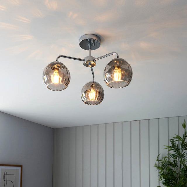 Dimple 3lt semi flush