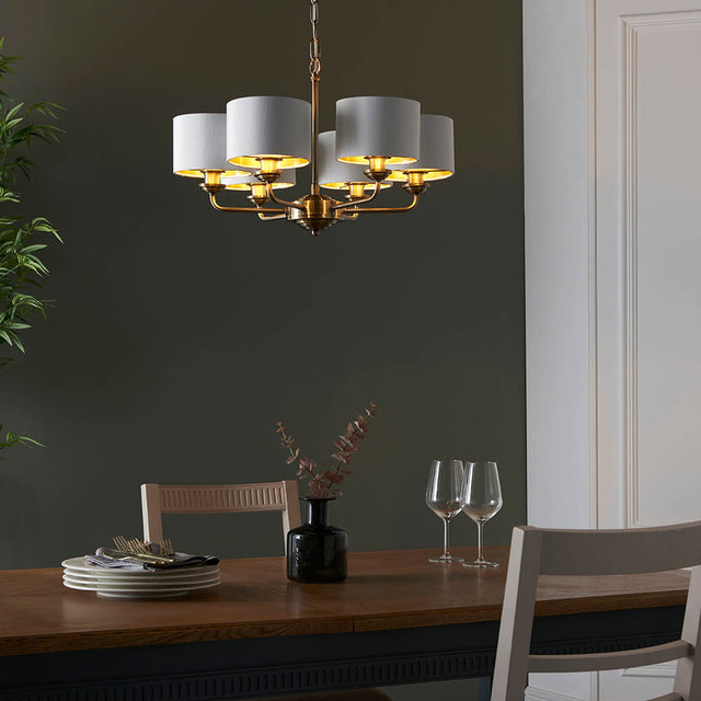 Highclere 6lt pendant