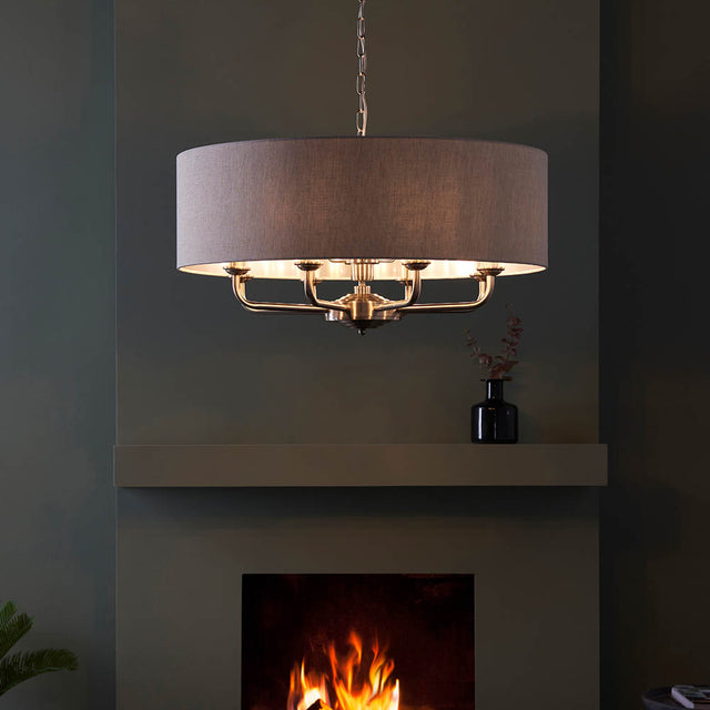 Highclere 8lt pendant