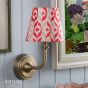 Joules Apsley Rechargeable Wall Light Isla Ikat Red