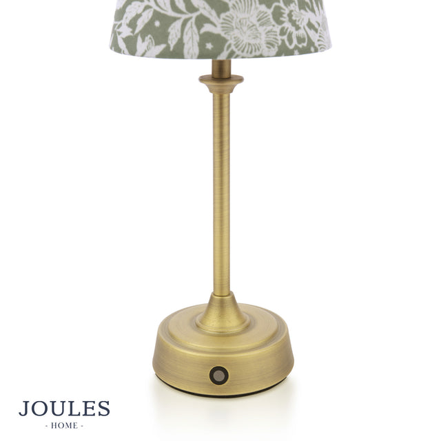 Joules Apsley Rechargeable Table Light Green Print