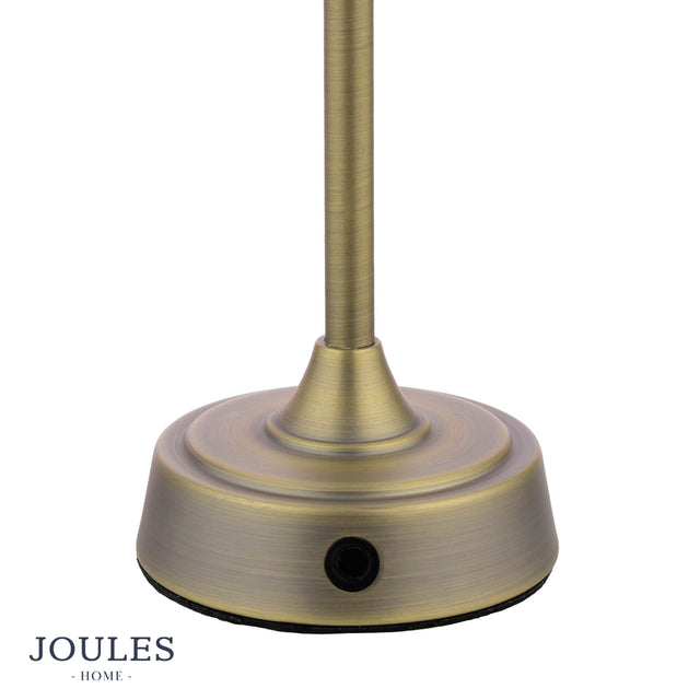 Joules Apsley Rechargeable Table Light Isla Ikat Red