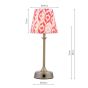 Joules Apsley Rechargeable Table Light Isla Ikat Red