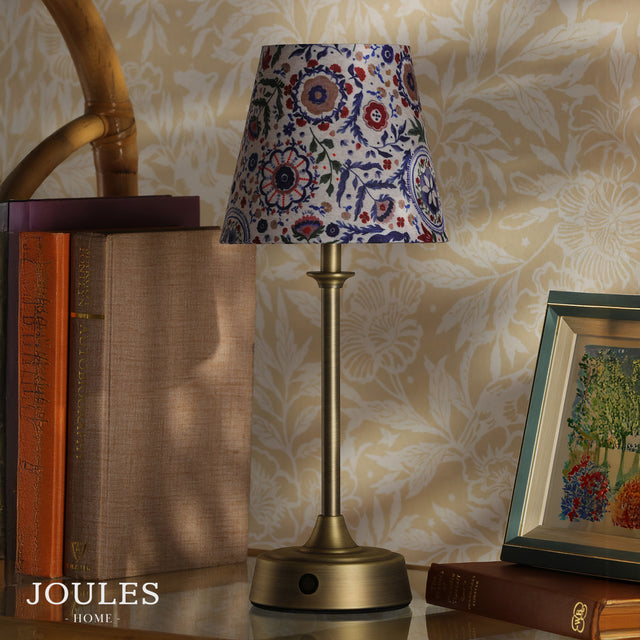 Joules Apsley Rechargeable Table Light Festival Flower