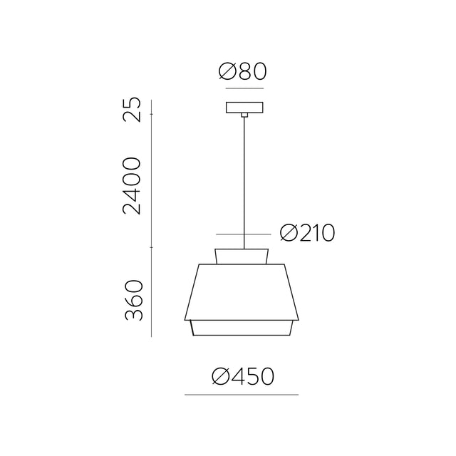 Aspen Pendant lamp