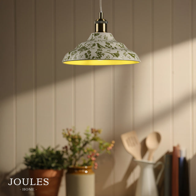Joules Audley Ceramic Printed Light Shade Green