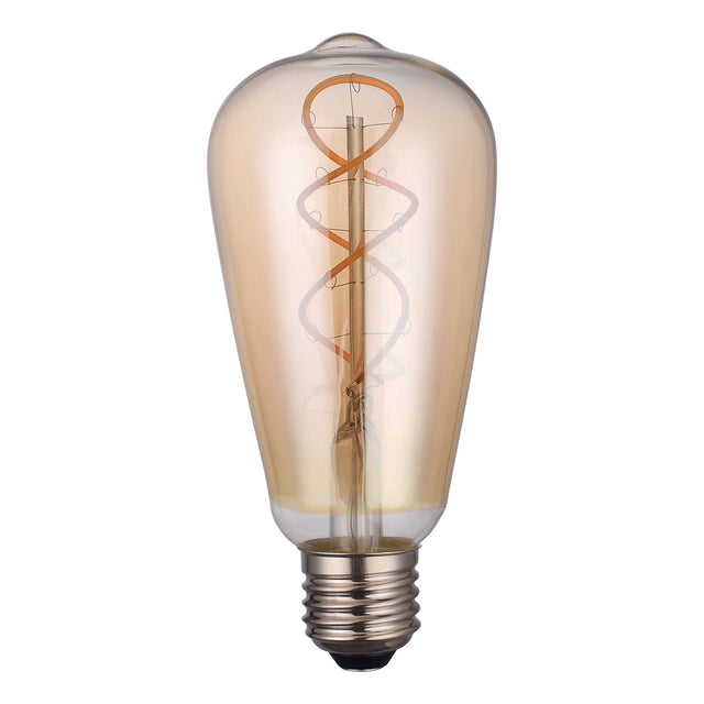 E27 LED DIM VINT RUSTIKA LOOP 4W 160LM 1800K G