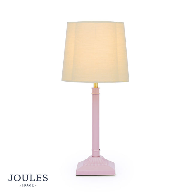 Joules Buscot Table Lamp Scallop Shade Pink