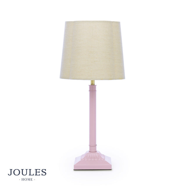 Joules Buscot Table Lamp Scallop Shade Pink