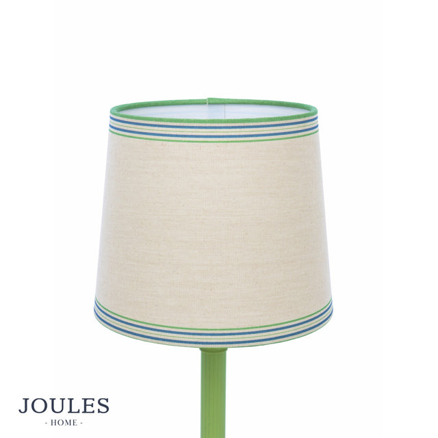 Joules Buscot Table Lamp Stripe Shade Green