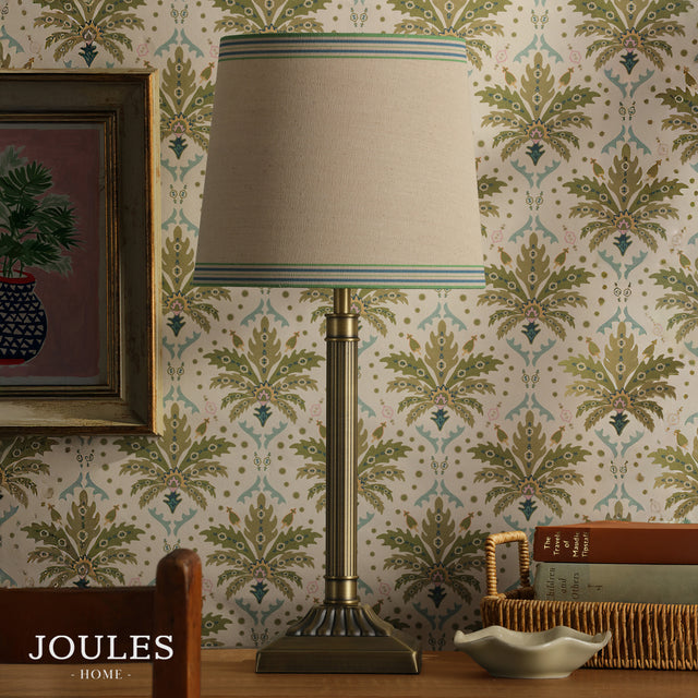 Joules Buscot Table Lamp Stripe Shade AB