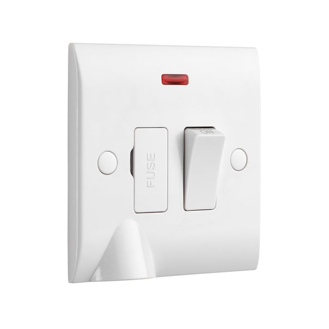 13A Switched Fused Spur Unit with Flex Outlet and Neon