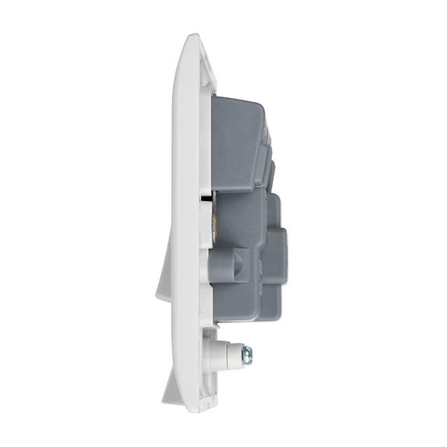 13A Switched Fused Spur Unit with Flex Outlet and Neon