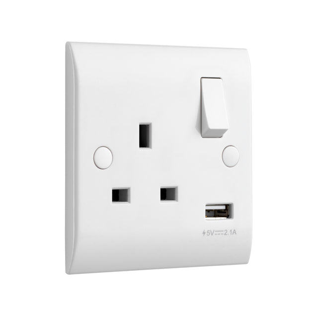 13A 1G SP Switched Socket