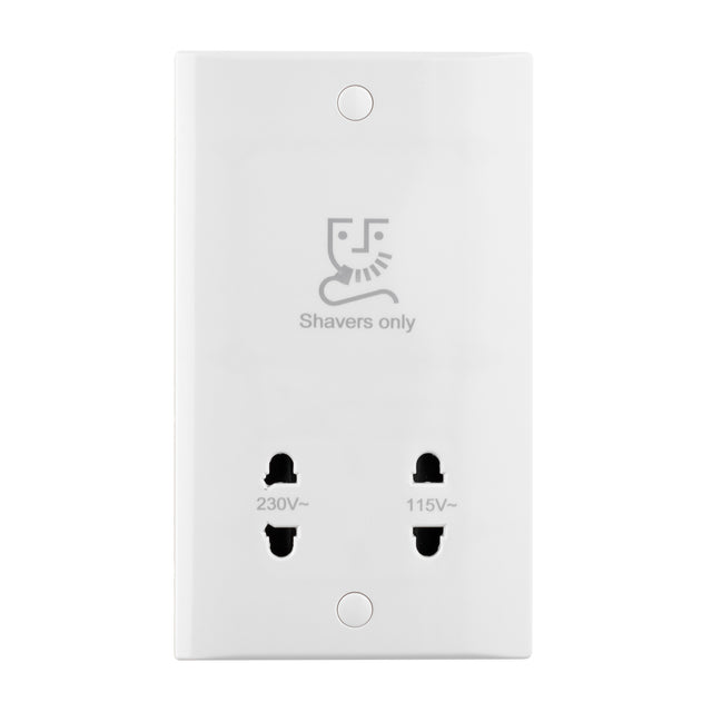 Dual Voltage Shaver Socket