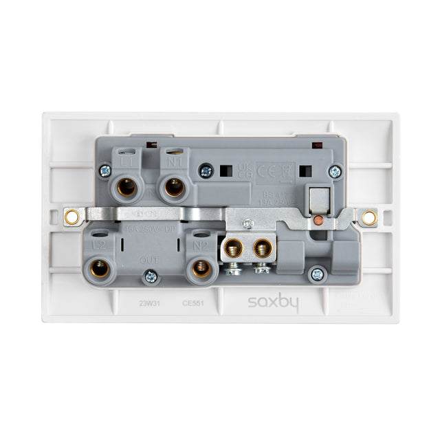 45A DP Cooker Switch with 13A Socket with Neon
