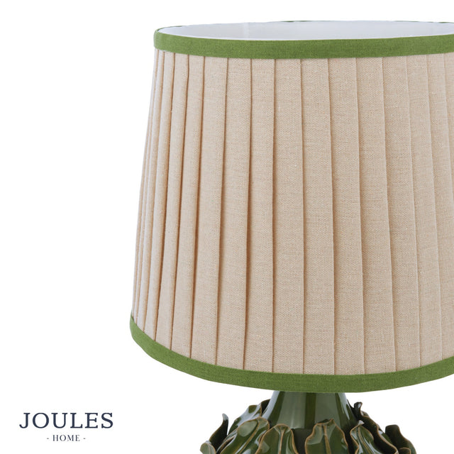 Joules Chatsworth Tall Ceramic Table Lamp Green