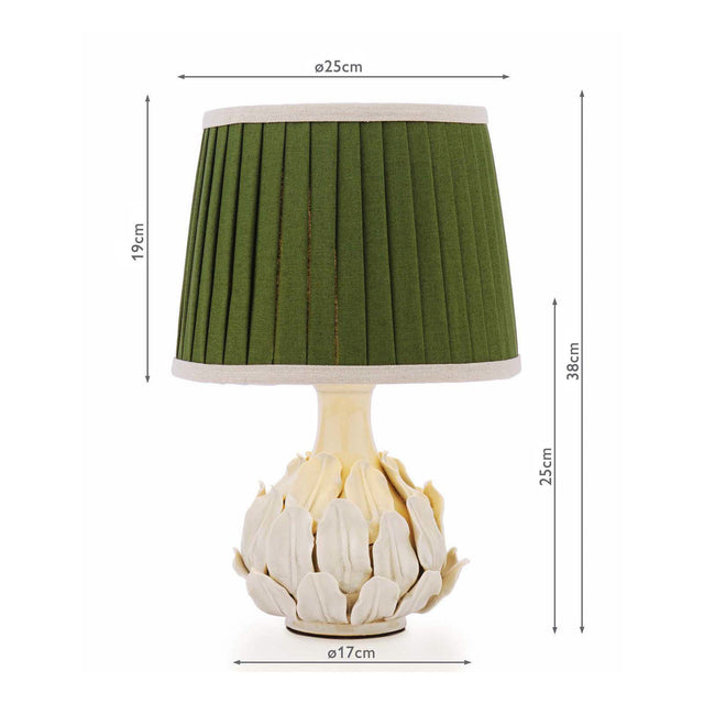 Joules Chatsworth Small Ceramic Table Lamp Cream