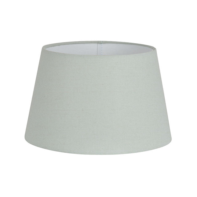 Green Linen Drum Shade