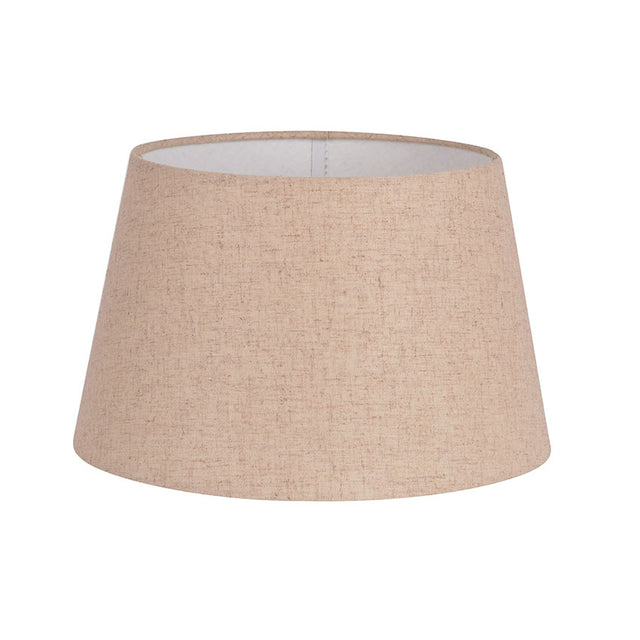 Oatmeal Linen Drum Shade