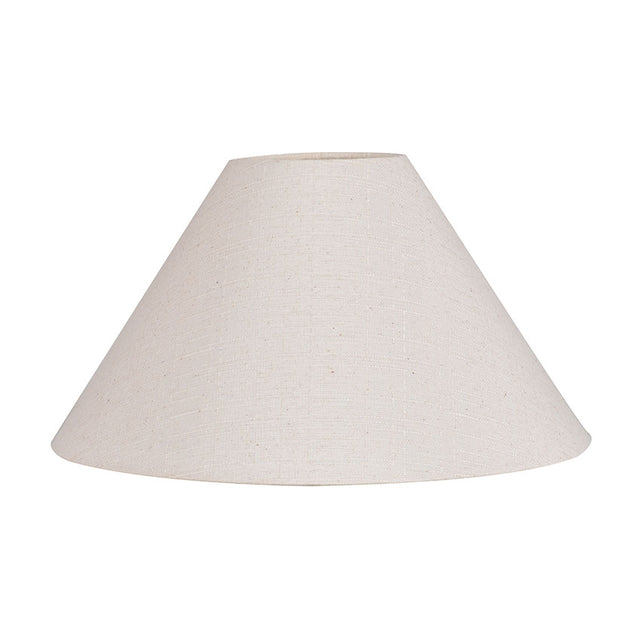 Cream Lain Linen Coolie Shade
